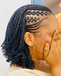Cornrow Twists style inspiration from the Bamba website