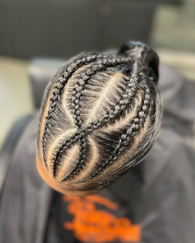 twist cornrow braids
