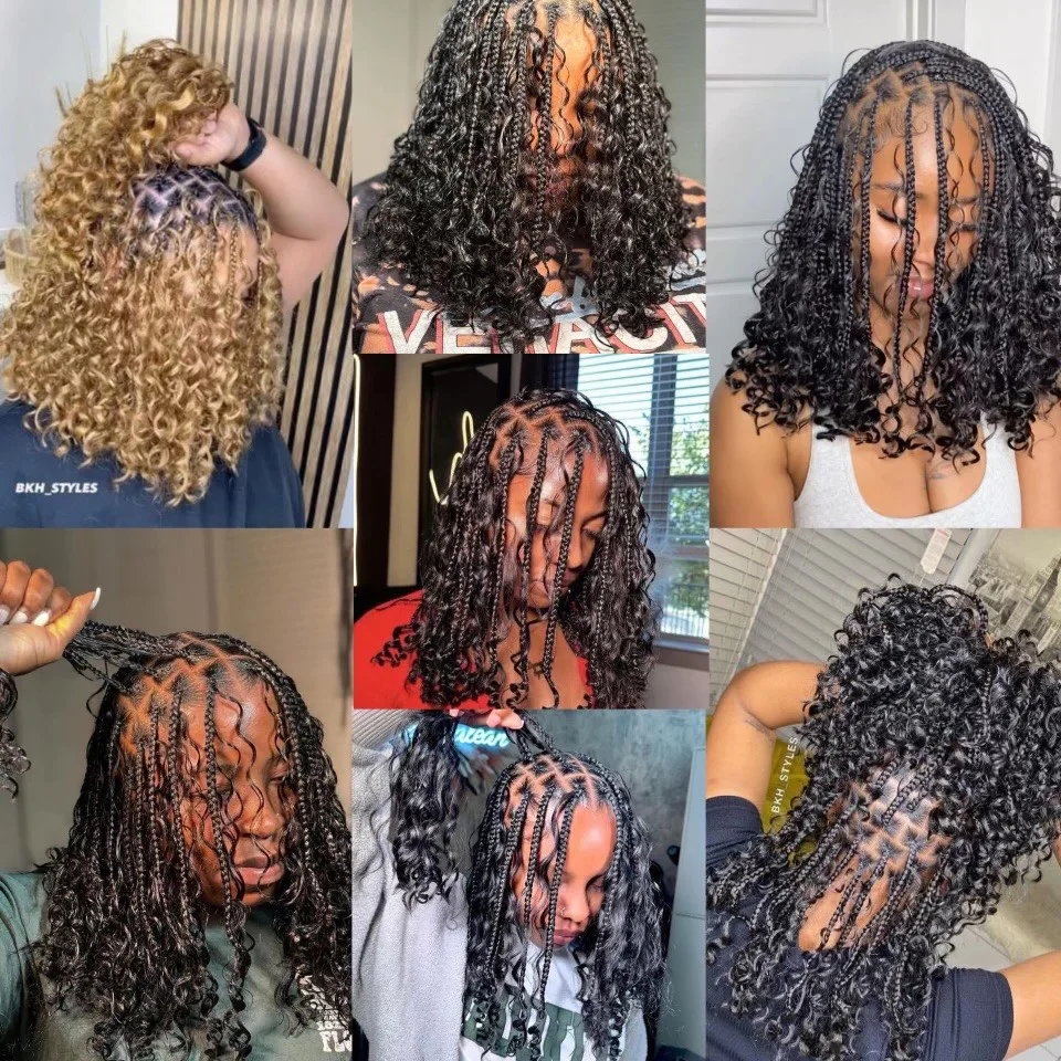 Hair braiding look 7 from the Bamba gallery