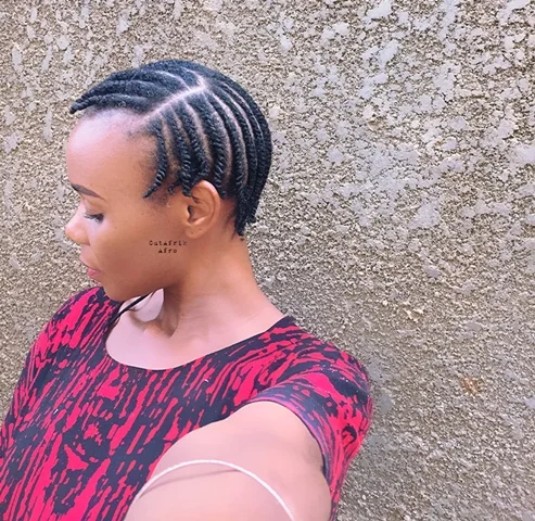 flat twist hairstyle
